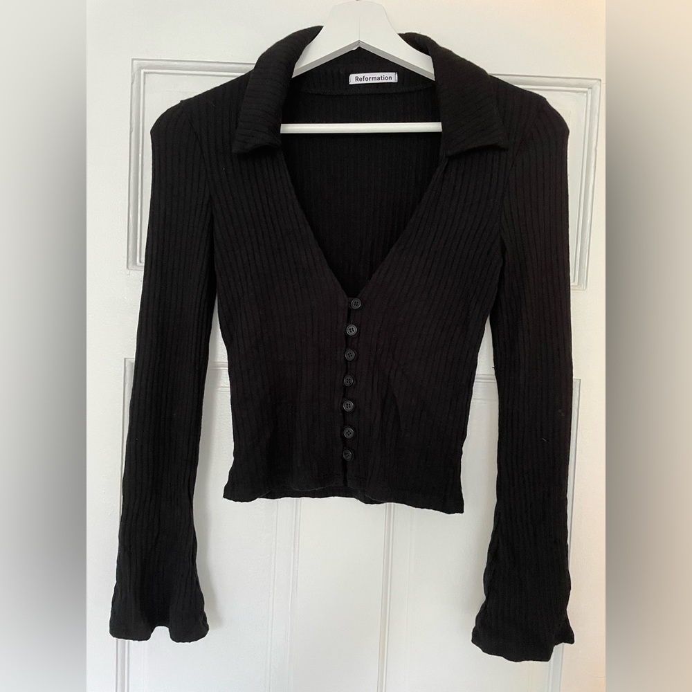 Reformation collared top - great condition (worn once)